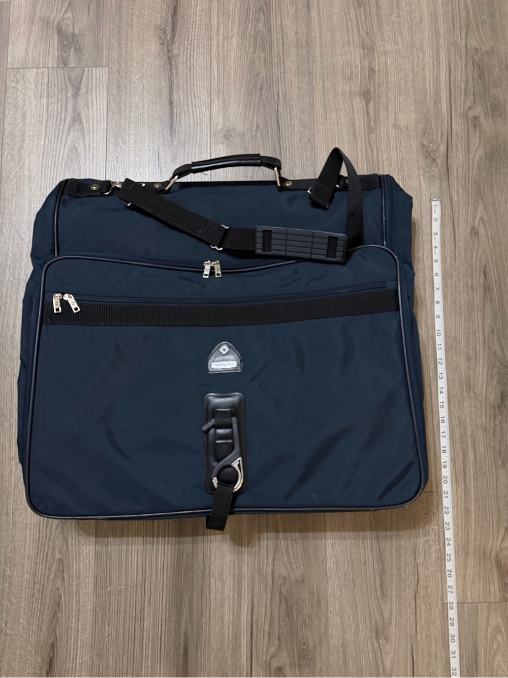 Samsonite Navy Travel Garment Bag with Shoulder Strap - Picture 5 of 15